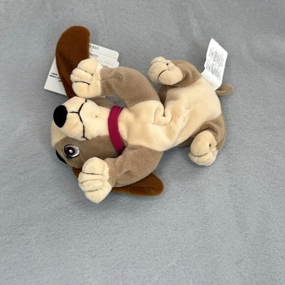 Lady and The Tramp The Disney Store Bean Bag Plush 8" Stuffed Toy Puppy Dog Lady - Picture 3 of 8